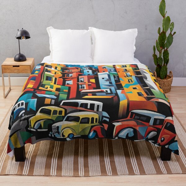 Item preview, Abstract cityscape print designed and sold by Random Designs.