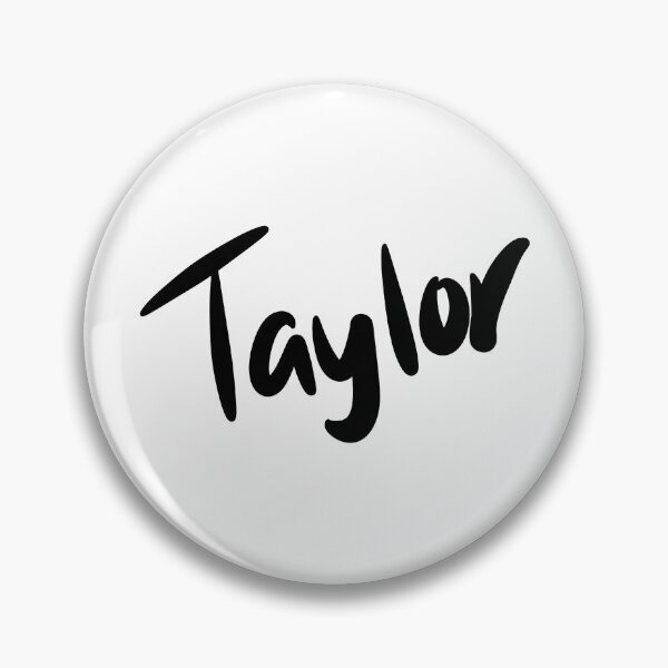 Item preview, Taylor Name Handwriting Signature in Black Text designed and sold by Karen Ekdahl.
