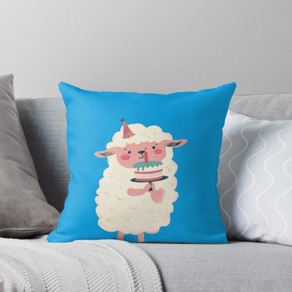 Item preview, cute sheep, happy birthday designed and sold by Mauswohn.
