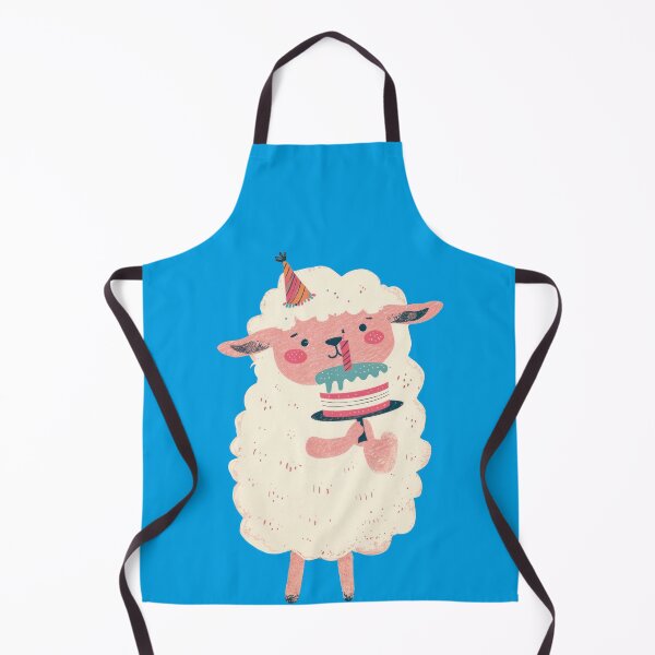 Item preview, cute sheep, happy birthday designed and sold by Mauswohn.