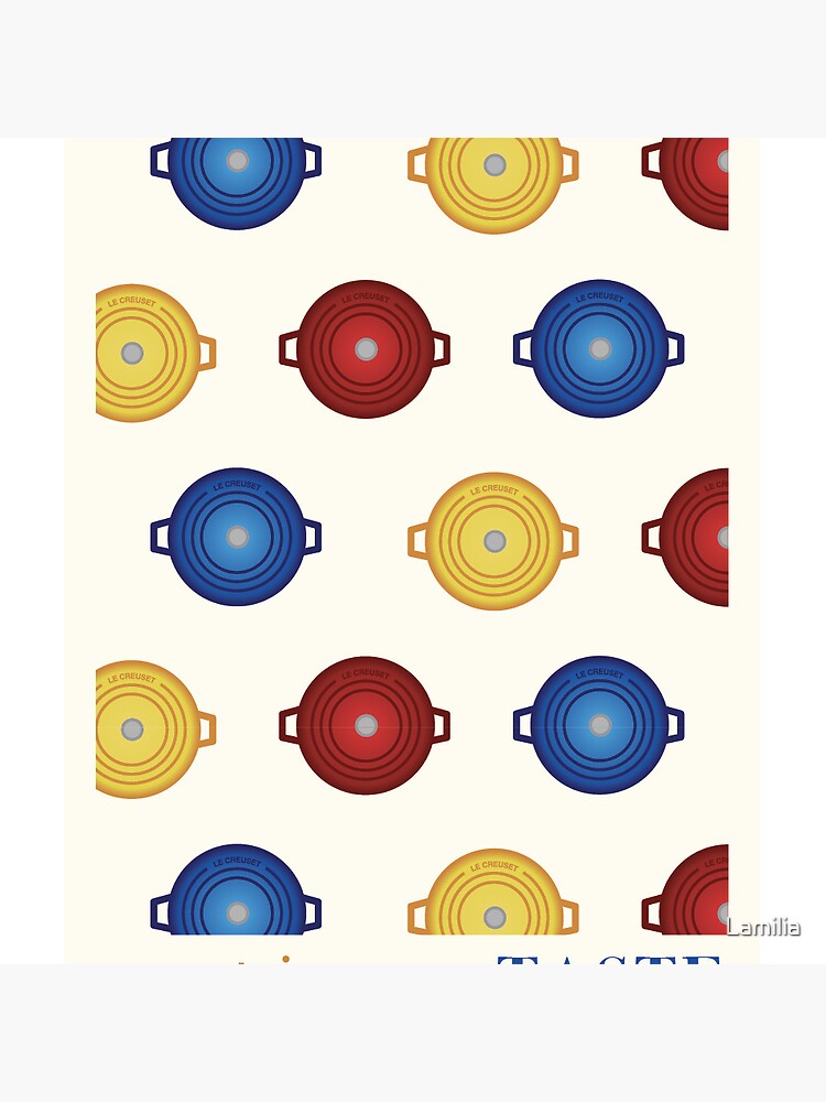 Thumbnail 3 of 3, Pin, Le Creuset, cooking pan, cooking with taste, French casserole, baking designed and sold by Lamilia.