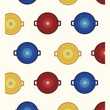 Artwork thumbnail, Le Creuset, cooking pan, cooking with taste, French casserole, baking by Lamilia