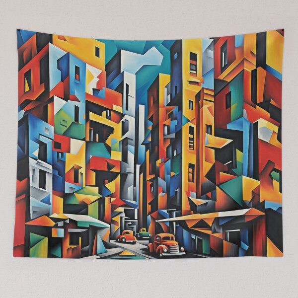 Item preview, Abstract cityscape print 1 designed and sold by Random Designs.