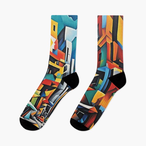 Item preview, Abstract cityscape print 1 designed and sold by Random Designs.