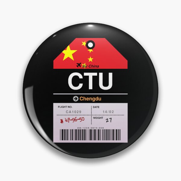 Item preview, Chengdu Airline Luggage Tag designed and sold by RabbitK.