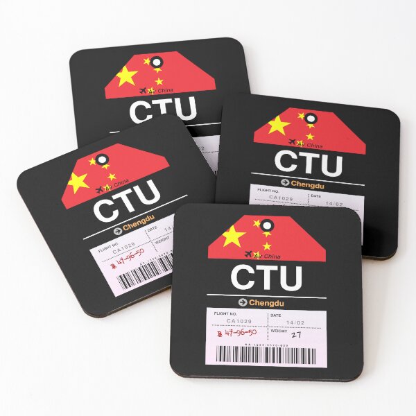 Item preview, Chengdu Airline Luggage Tag designed and sold by RabbitK.