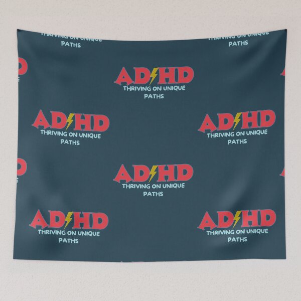 Item preview, ADHD Thriving on Unique Paths designed and sold by Guess4best.