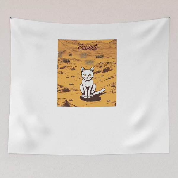 Item preview, Japanese shark catana lost in golden desert oh my cat designed and sold by Catana lover.