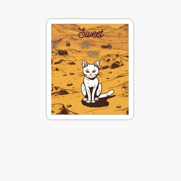 Item preview, Japanese shark catana lost in golden desert oh my cat designed and sold by Catana lover.