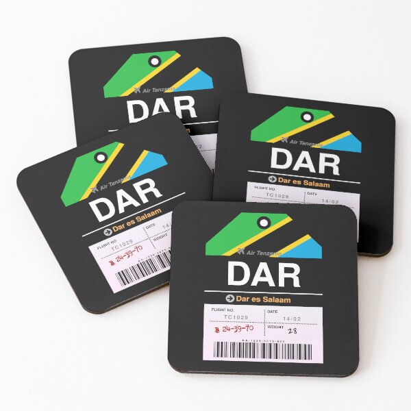 Item preview, Dar es Salaam Airline Luggage Tag designed and sold by RabbitK.
