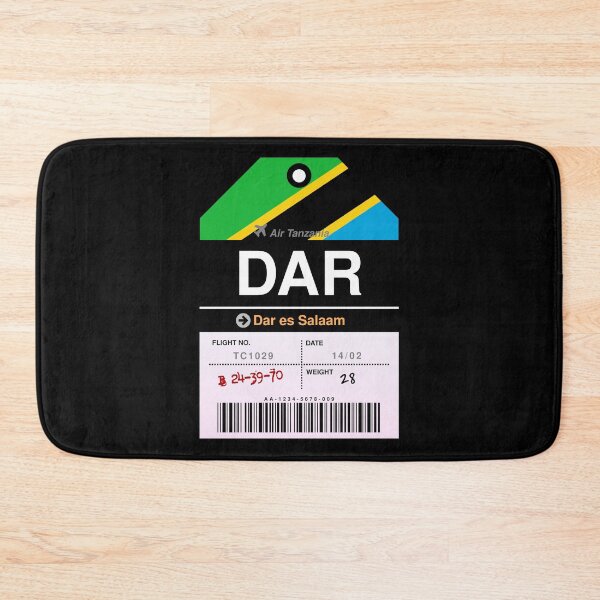 Item preview, Dar es Salaam Airline Luggage Tag designed and sold by RabbitK.