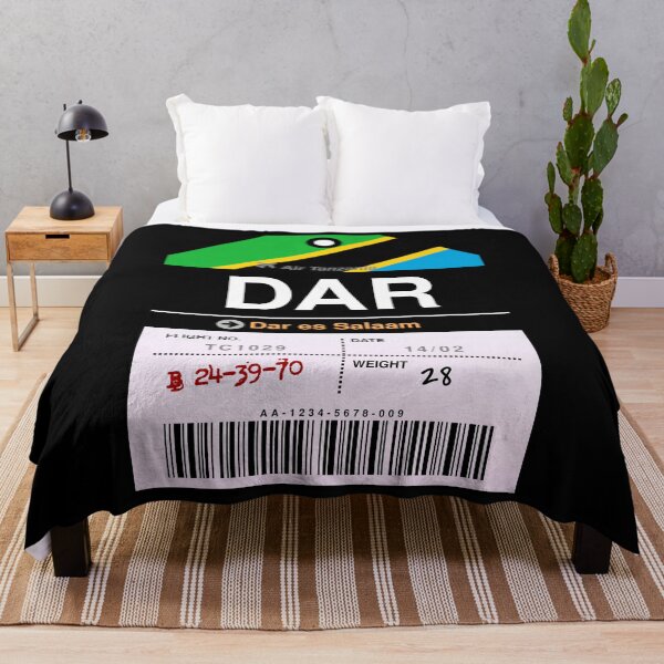 Item preview, Dar es Salaam Airline Luggage Tag designed and sold by RabbitK.