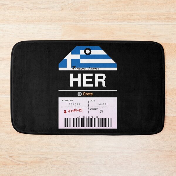 Item preview, Crete Airline Luggage Tag designed and sold by RabbitK.