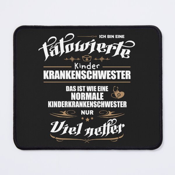 Item preview, Tätowierte Kinderkrankenschwester. Lustige Geschenkidee Kinderkrankenpflegerin designed and sold by silentcolors.