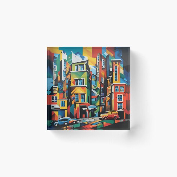 Item preview, Abstract cityscape print 2 designed and sold by Random Designs.