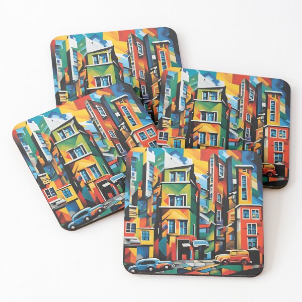 Item preview, Abstract cityscape print 2 designed and sold by Random Designs.