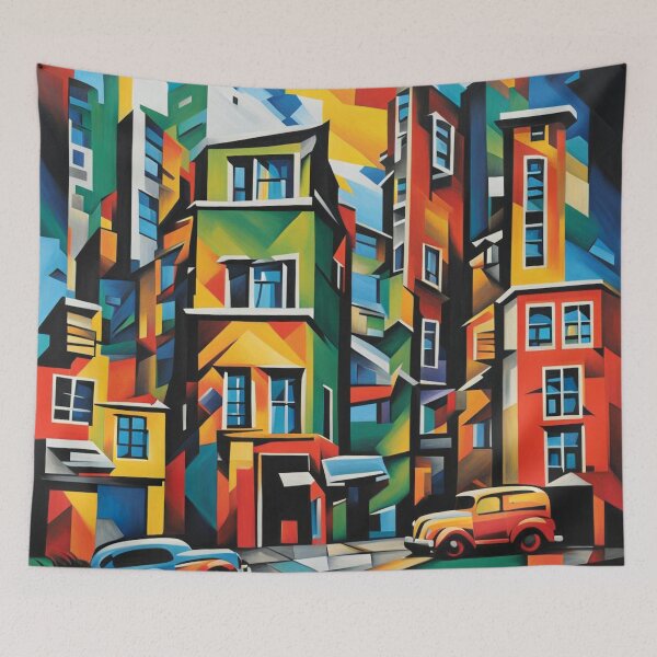 Item preview, Abstract cityscape print 2 designed and sold by Random Designs.