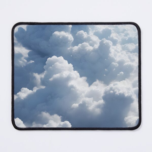 Item preview, blue gray cloud painting sleep poster ideas wall art home living decor badroom designed and sold by naivnoia.