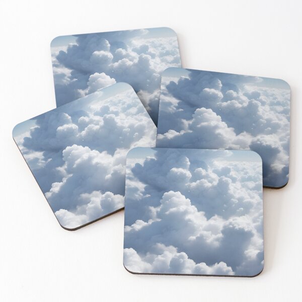 Item preview, blue gray cloud painting sleep poster ideas wall art home living decor badroom designed and sold by naivnoia.