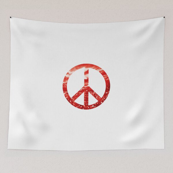 Item preview, Ruby Red Peace Sign designed and sold by ridthestigma.