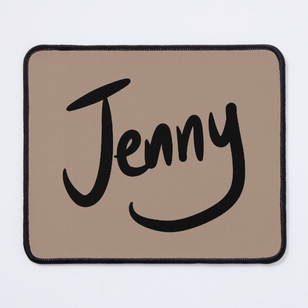 Item preview, Jenny Name Handwriting Signature in Black Text designed and sold by Karen Ekdahl.