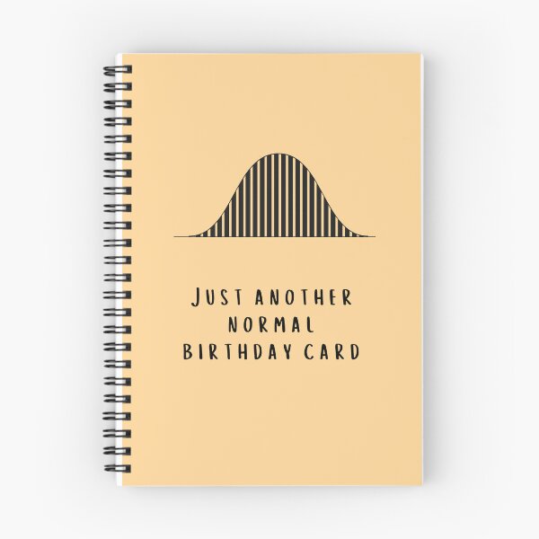 Item preview, Just another normal birthday card - data statistics birthday designed and sold by soniaaseguin.