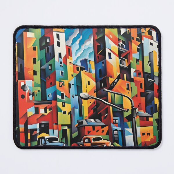 Item preview, Abstract cityscape print 3 designed and sold by Random Designs.