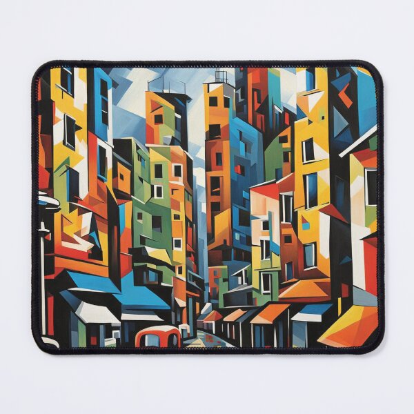 Item preview, Abstract cityscape print 5 designed and sold by Random Designs.