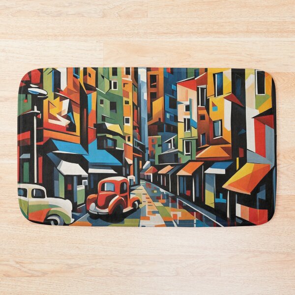 Item preview, Abstract cityscape print 5 designed and sold by Random Designs.