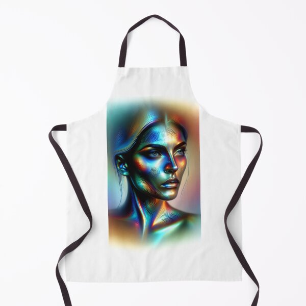 Item preview, Woman with a holographic effect, where the colors change depending on the viewing angle designed and sold by AndreaMart.