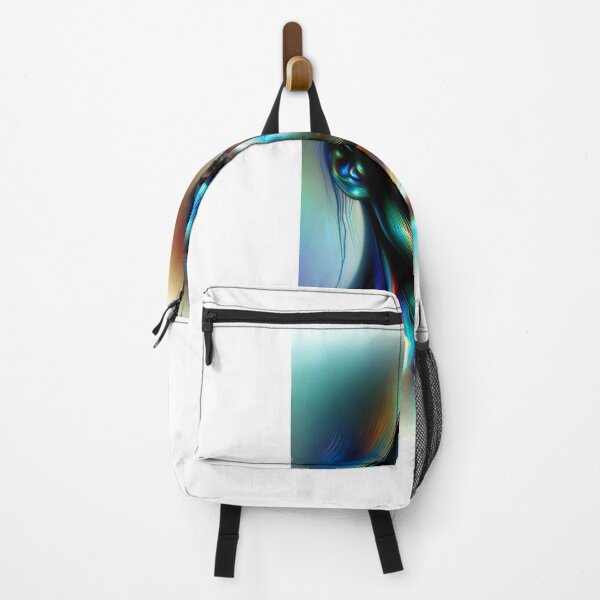 Item preview, Woman with a holographic effect, where the colors change depending on the viewing angle designed and sold by AndreaMart.