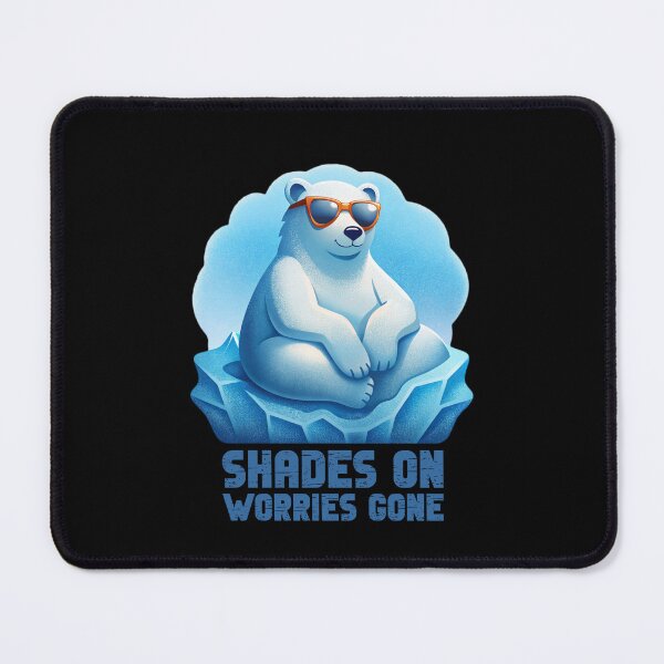 Item preview, Cool Polar Bear On Shades Worries Gone designed and sold by Lelijo.