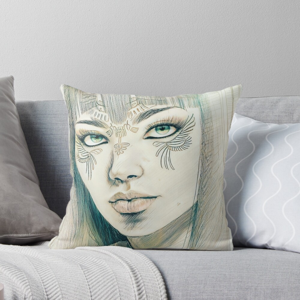 Item preview, Throw Pillow designed and sold by shadowlea.