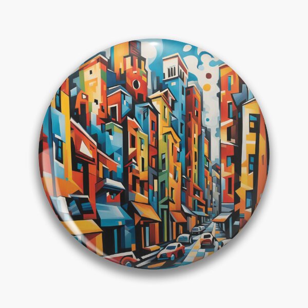 Item preview, Abstract cityscape print 6 designed and sold by Random Designs.