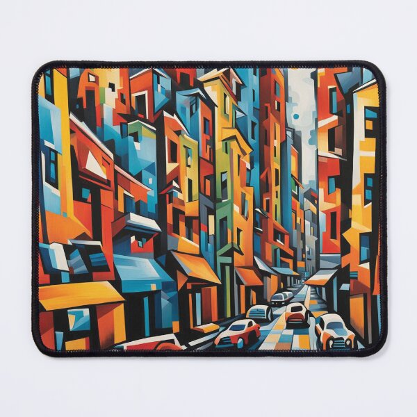 Item preview, Abstract cityscape print 6 designed and sold by Random Designs.