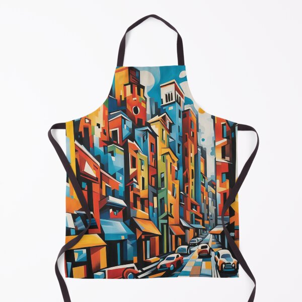 Item preview, Abstract cityscape print 6 designed and sold by Random Designs.