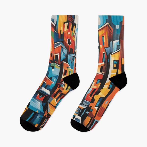 Item preview, Abstract cityscape print 6 designed and sold by Random Designs.