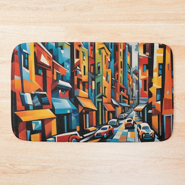Item preview, Abstract cityscape print 6 designed and sold by Random Designs.