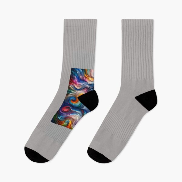 Item preview, Woman with flowing waves of colors intertwining across her face and body designed and sold by AndreaMart.