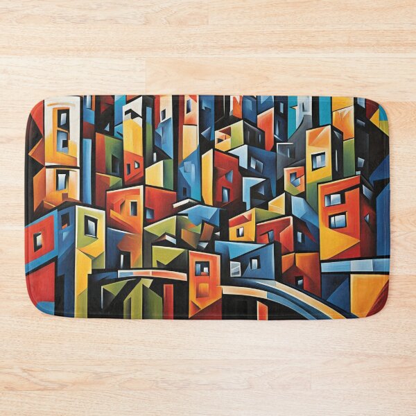 Item preview, Abstract cityscape print 7 designed and sold by Random Designs.
