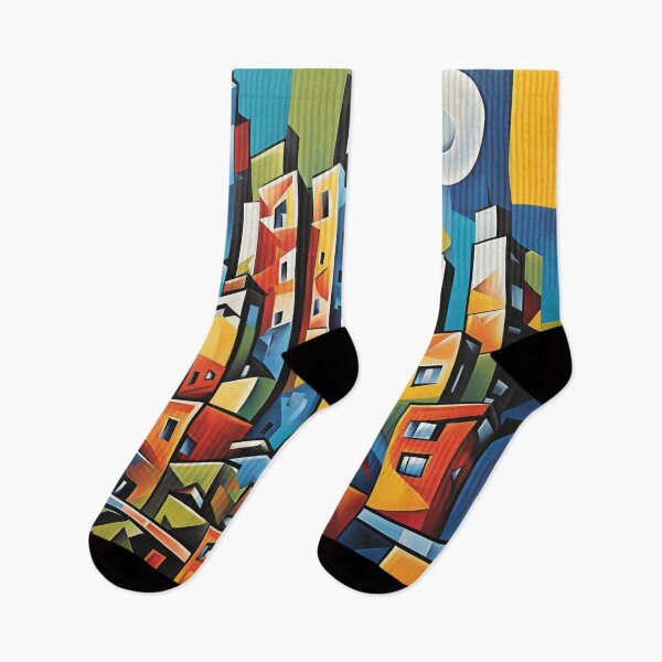 Item preview, Abstract cityscape print 7 designed and sold by Random Designs.