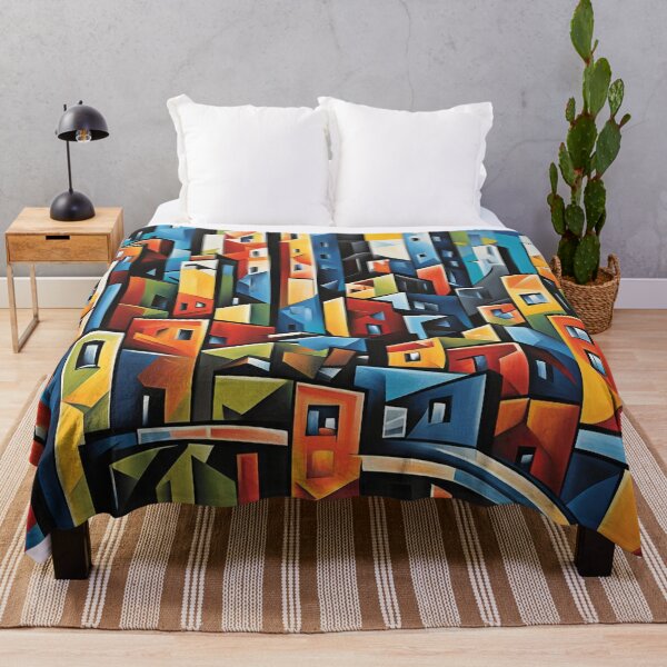 Item preview, Abstract cityscape print 7 designed and sold by Random Designs.