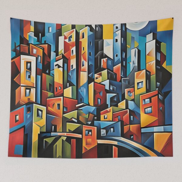 Item preview, Abstract cityscape print 7 designed and sold by Random Designs.