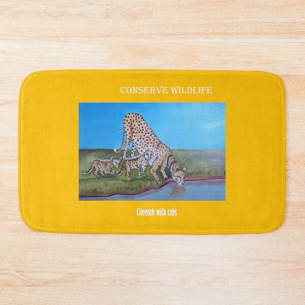 Item preview, Conserve Wildlife Conserve Cheetah with cubs designed and sold by annenambiro.