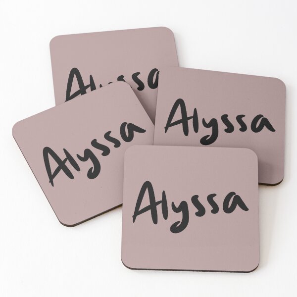 Item preview, Alyssa Name Handwriting Signature in Black Text designed and sold by Karen Ekdahl.