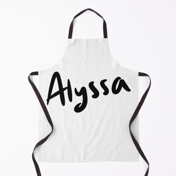 Item preview, Alyssa Name Handwriting Signature in Black Text designed and sold by Karen Ekdahl.