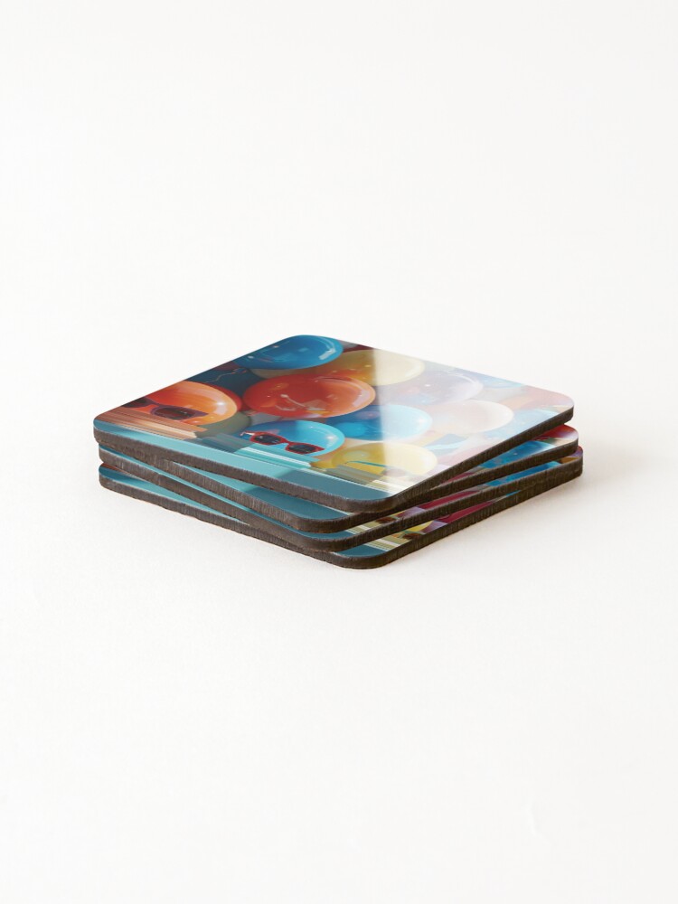 Thumbnail 4 of 5, Coasters (Set of 4), Shop Window designed and sold by RicoInStudios.