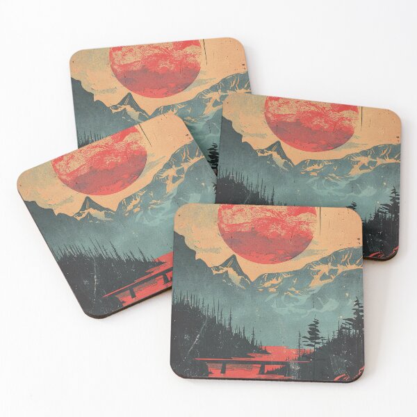 Item preview, Retro Wilderness Sunset Poster designed and sold by RuyaFab.