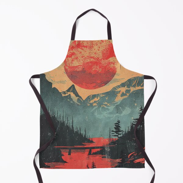 Aperçu de l'œuvre Coucher de soleil rétro dans la nature Poster créée et vendue par RuyaFab.