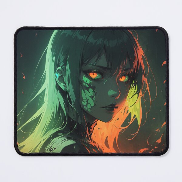 Item preview, Green Embers Demon Girl designed and sold by PaperAI.